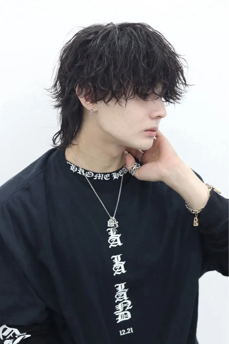 セミロング カラー パーマ ヘアアレンジ メンズ 似合わせカット メンズ特化❤️🔥 RIKU❤️🔥のヘアスタイル