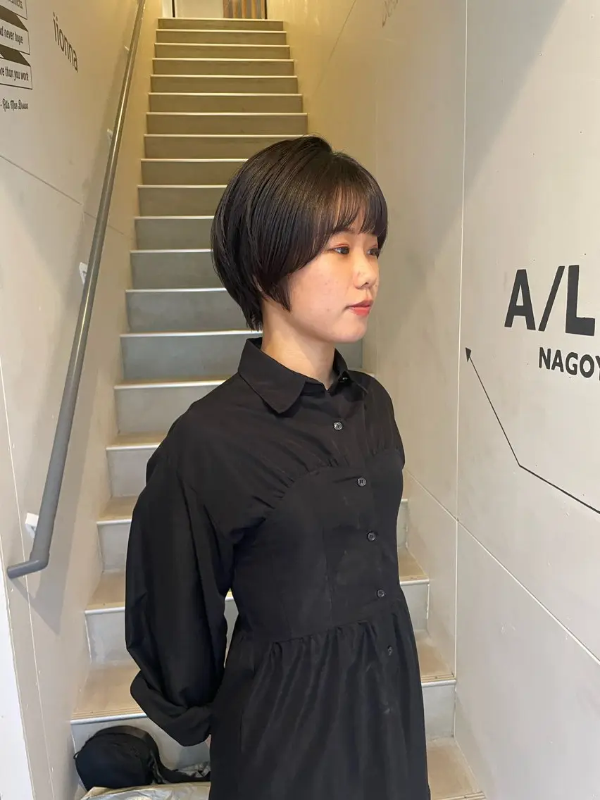 ショート ショートヘア ヘアカラー 久保田 千尋のヘアスタイル