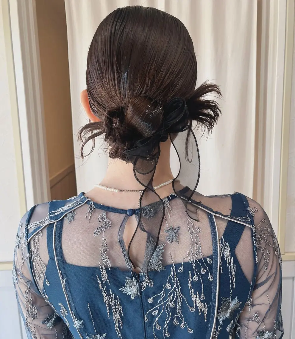 ヘアアレンジ ヘアセット 金沢市/美容師/ 岡島由希美のマツエク・マツパデザイン