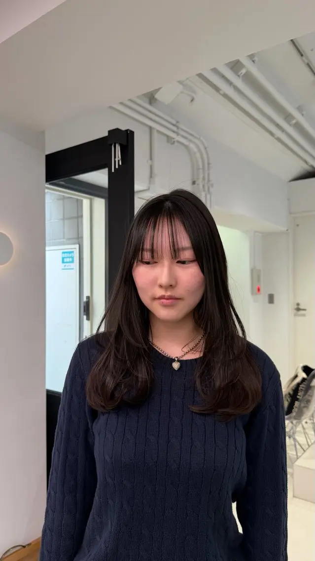セミロング カラー カット naturalカラー / Rukaのヘアスタイル