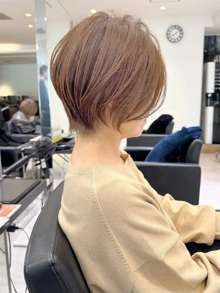 ショート 絶壁補正くびれ ショート✂️ 井川のヘアスタイル