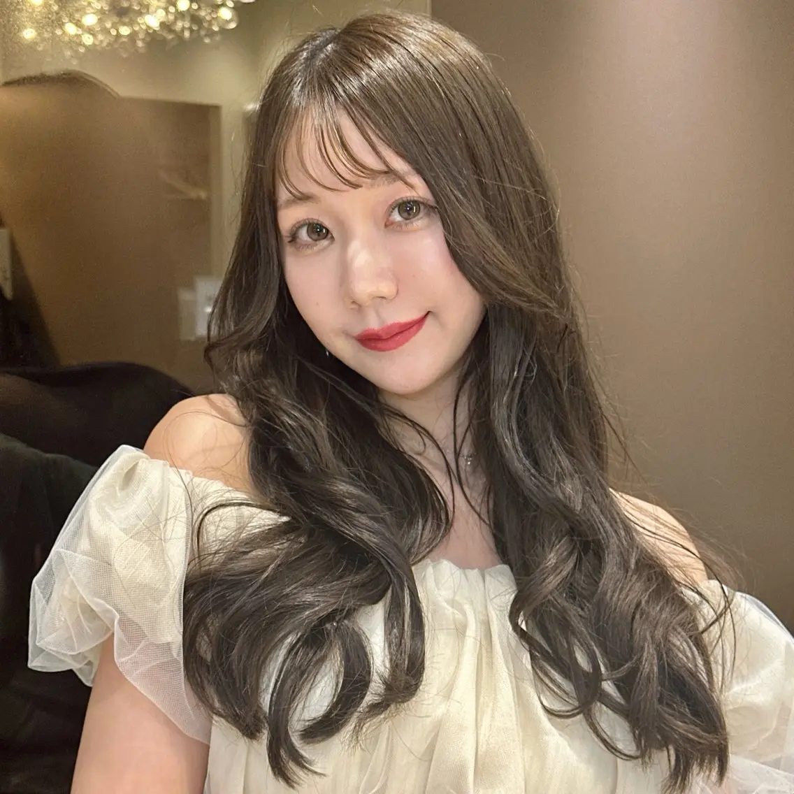 ロング カット トリートメント 縮毛矯正/レイヤー /髪質改善/おばかんのヘアスタイル