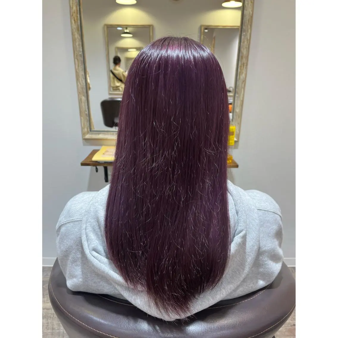 カラー ブリーチ 透明感カラー イルミナカラー ヘアカラー トリートメント 木下 実優のヘアスタイル