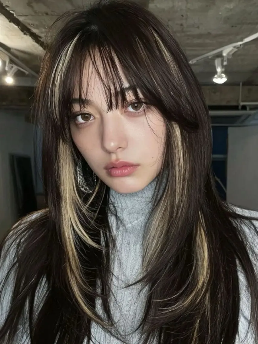ロング カラー ☁️透明感カラー× レイヤー ☁️ノアのヘアスタイル