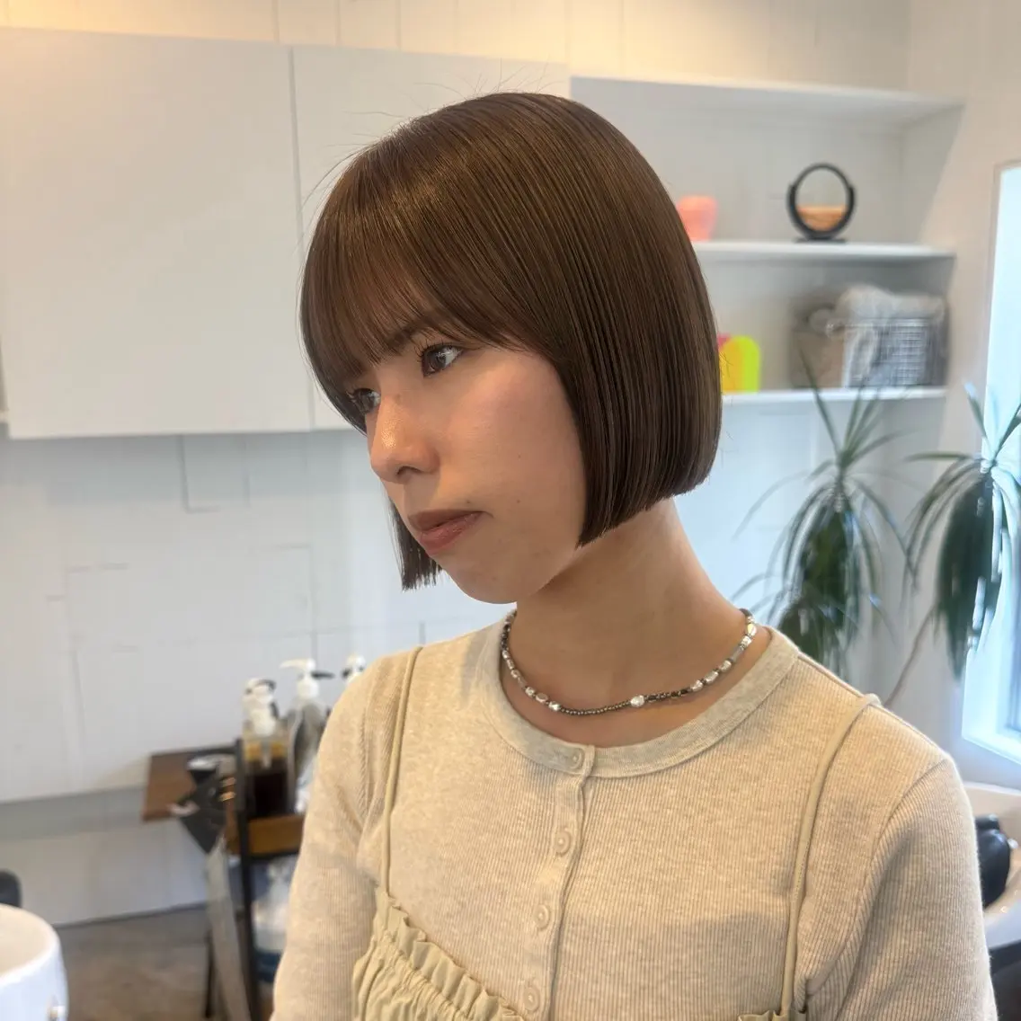 ミディアム 『新潟でトレンド ヘアなら僕』あいるのヘアスタイル