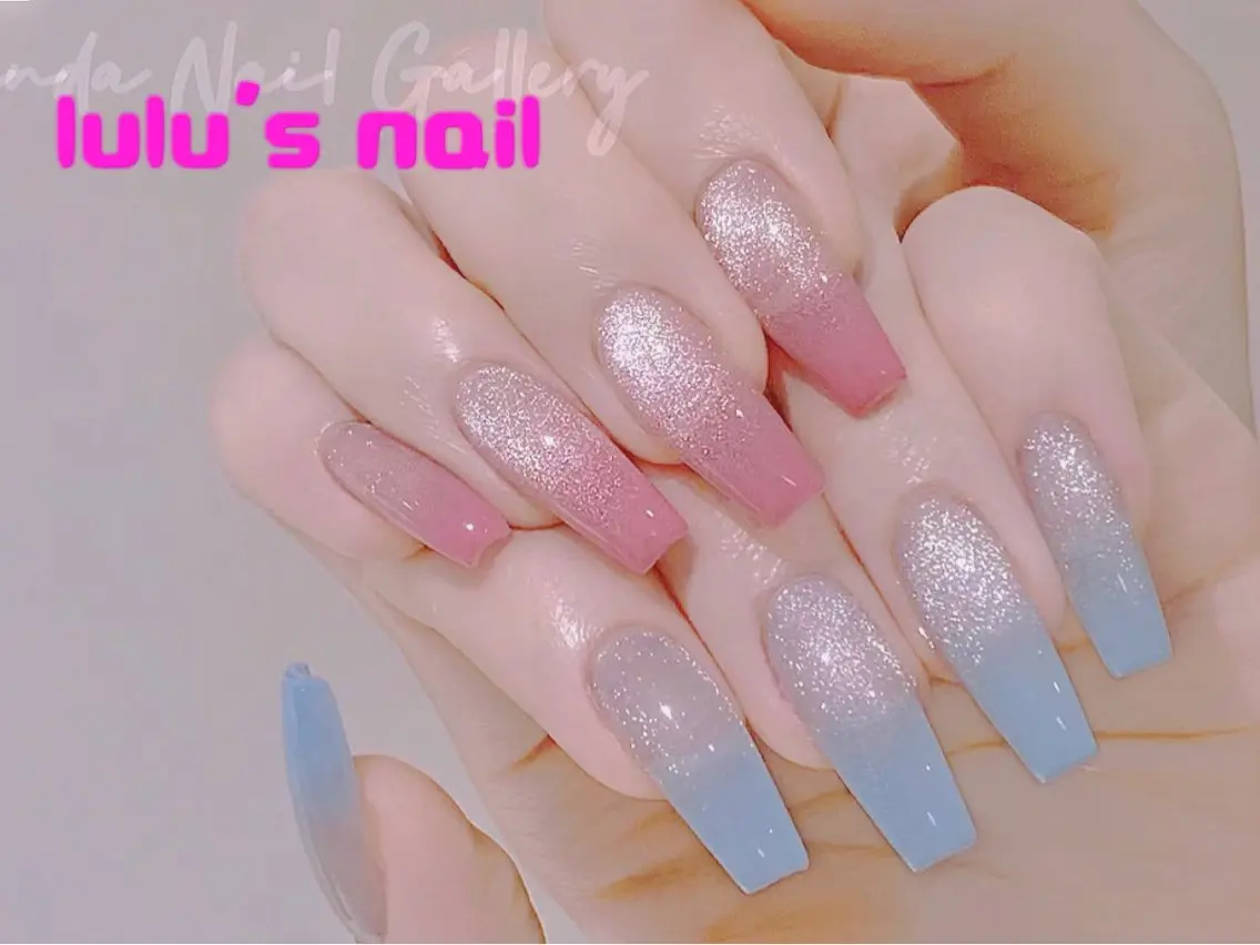 【モデル】💙💙チップ長さだし+マグネット🧲(色2個まで)¥11500→10500の写真