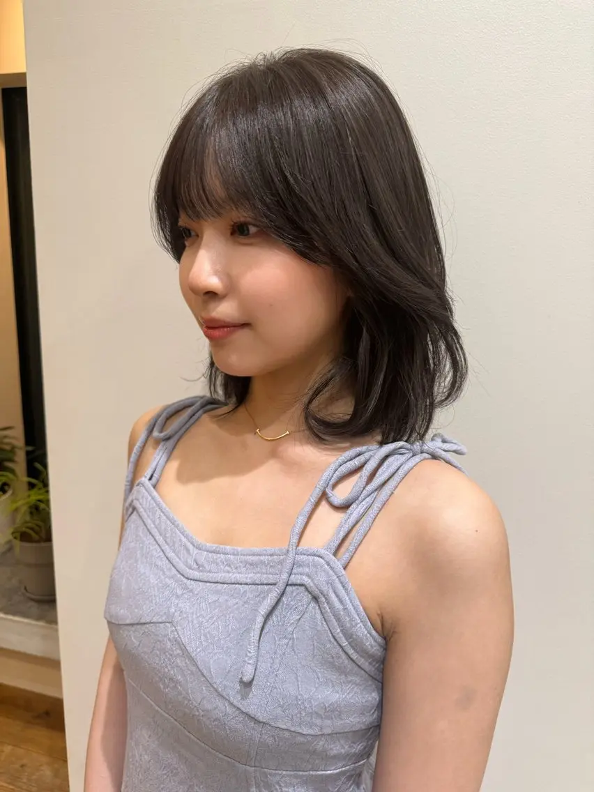 ミディアム 💛🤍U too e’s /店長🧸のヘアスタイル