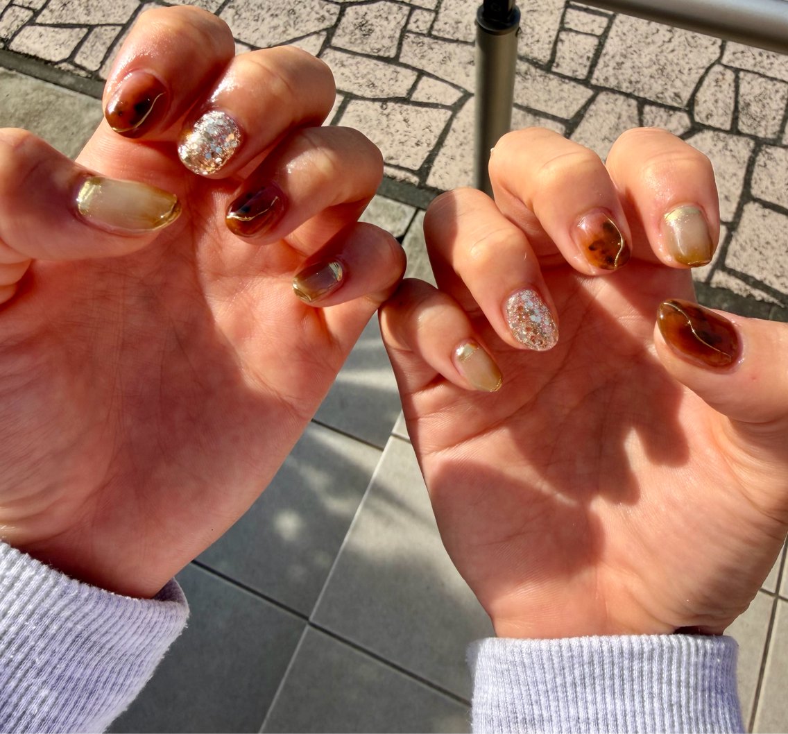 ショート ハンドネイル 2DY NAIL SALONのネイルデザイン