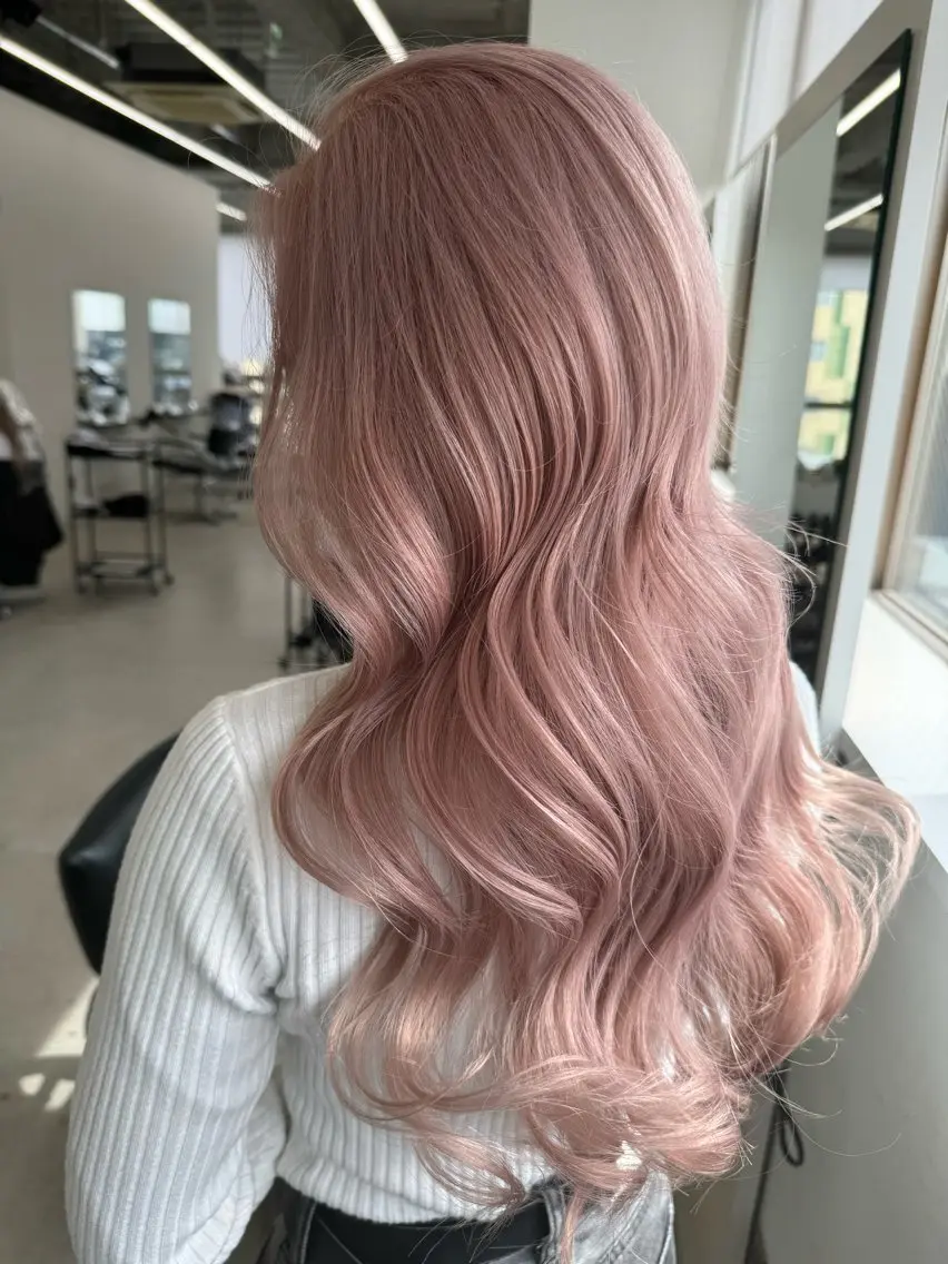 ロング カラー ブリーチ ケアブリーチ ロング トリートメント ヘアカラー ブリーチ/ハイトーン 名古屋栄/SHIONのヘアスタイル