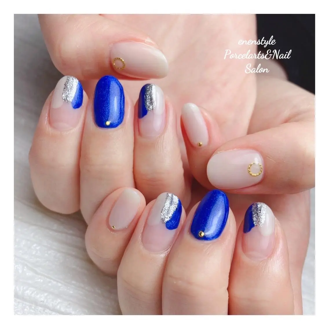 ミディアム ネイル 🐾enen style 🐾のネイルデザイン