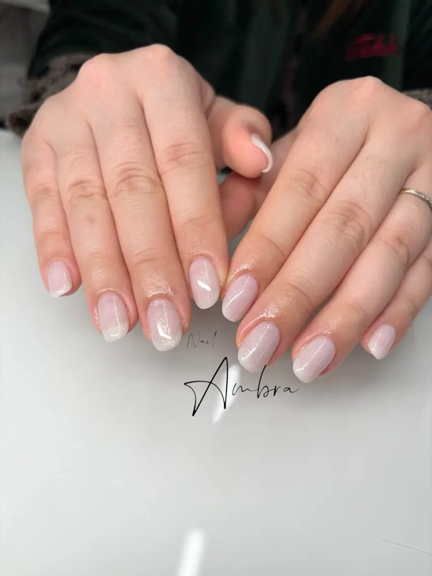 ネイル ラメ(グリッター) パープル Nail Ambra 小山のネイルデザイン