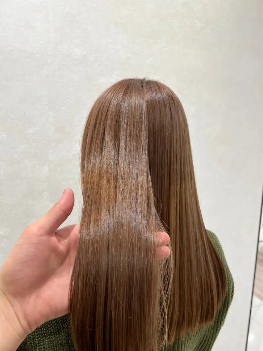 ヘアカラー トリートメント おおい まほのヘアスタイル