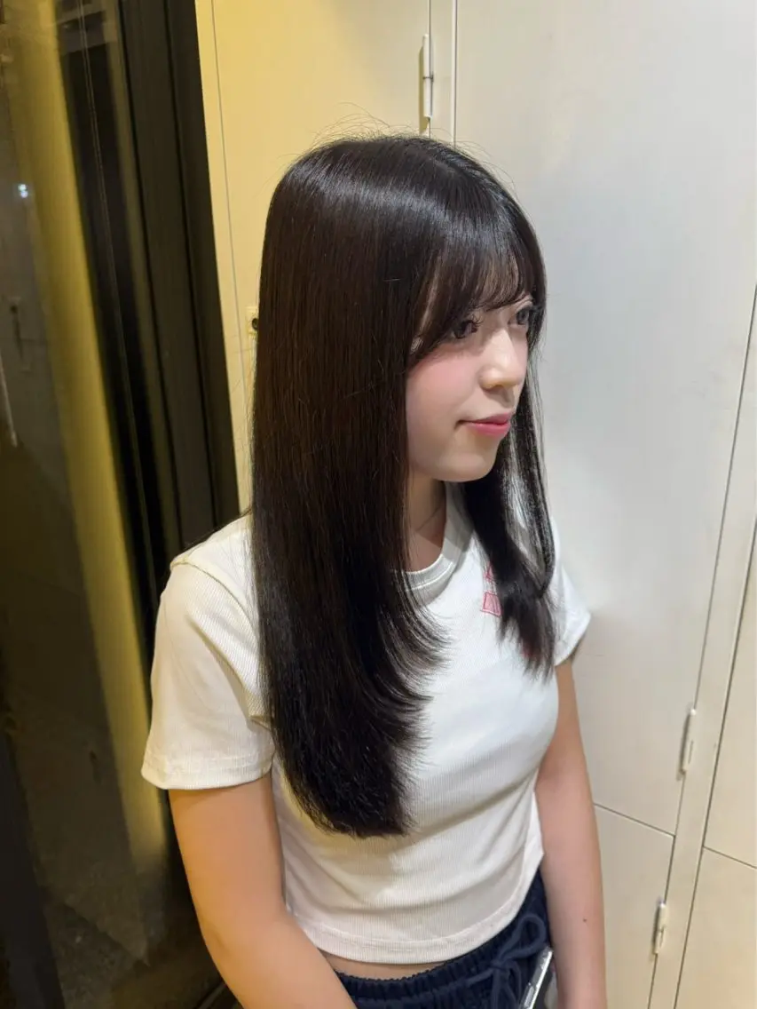 ロング カット 心斎橋美容室 Hikaru🌟のヘアスタイル