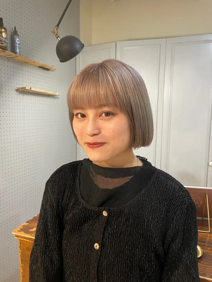 ミディアム カラー ヘアカラー トリートメント 🤩噂のMr.髪ポジ ティブ®️yu🤩のヘアスタイル