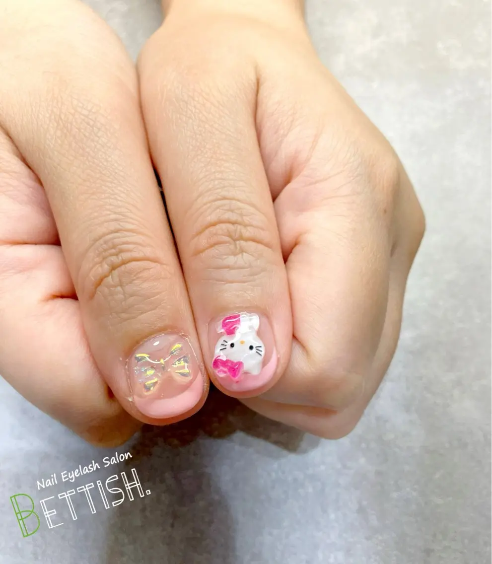 ネイル リボン BETTISH. KUMIKO☺︎︎のネイルデザイン