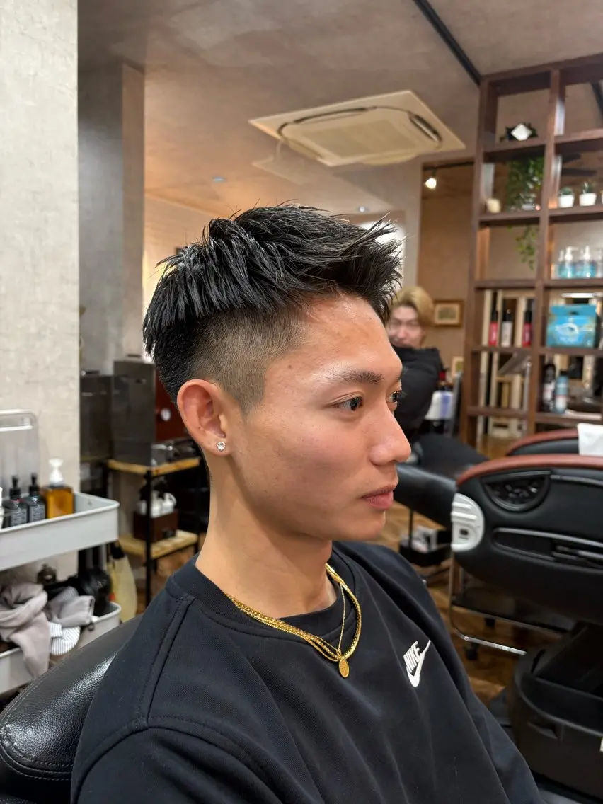 メンズ ビジネス 那須 正昭のヘアスタイル