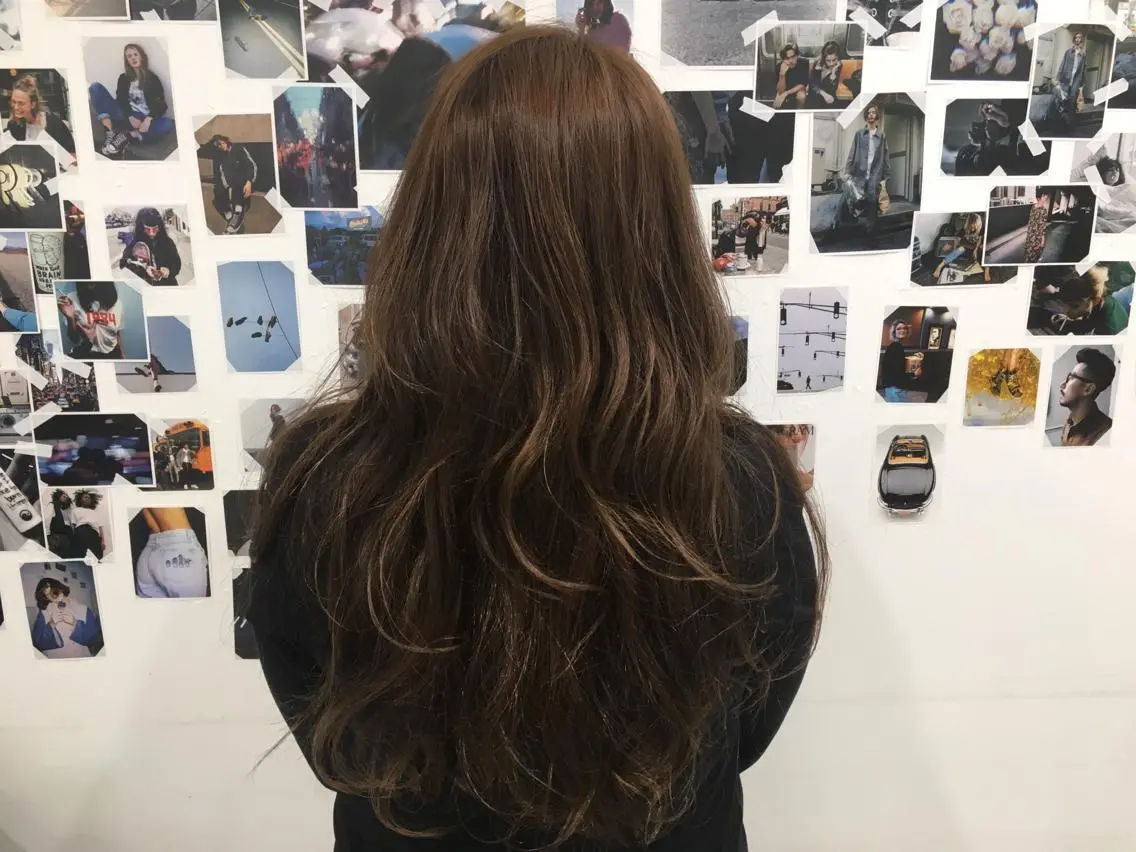 ロング カラー ベージュカラー 外国人風カラー イシマル ナオヤのヘアスタイル