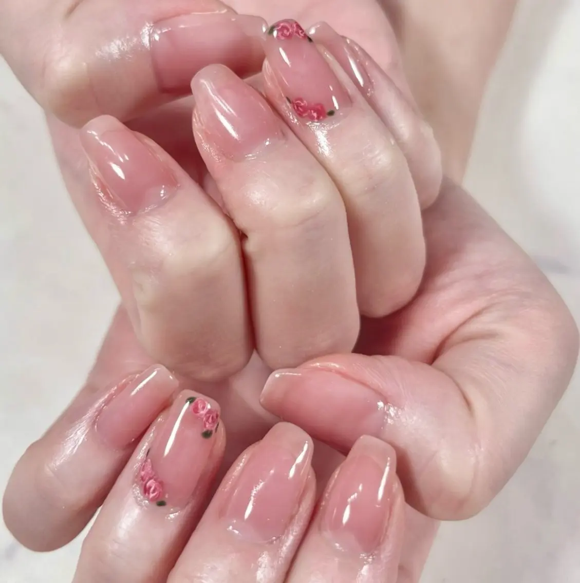 ネイル シンプルネイル knail ＊RISA°.・のネイルデザイン