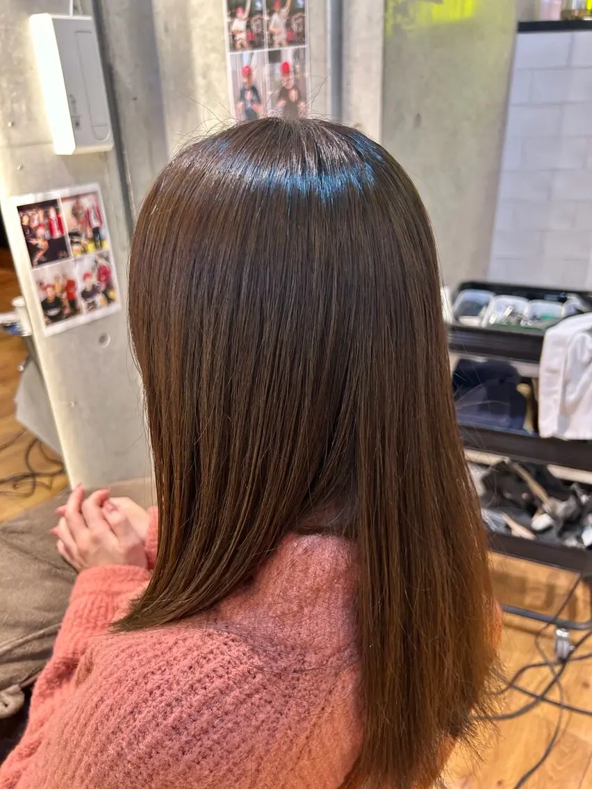 【✨リピーター様✨】ワンカラー&ブロー➕マイクロバブル🫧の写真