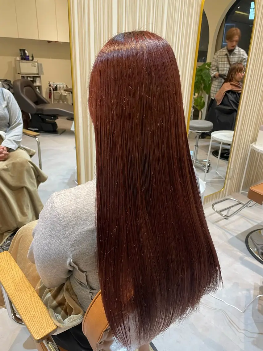 ロング カラー ヘアカラー トリートメント 🍑宮川 愛菜🍑のヘアスタイル