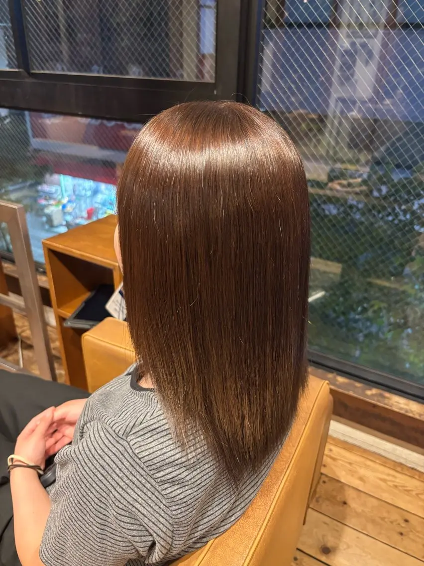 ミディアム カラー ヘアカラー 成澤 幸奈のヘアスタイル