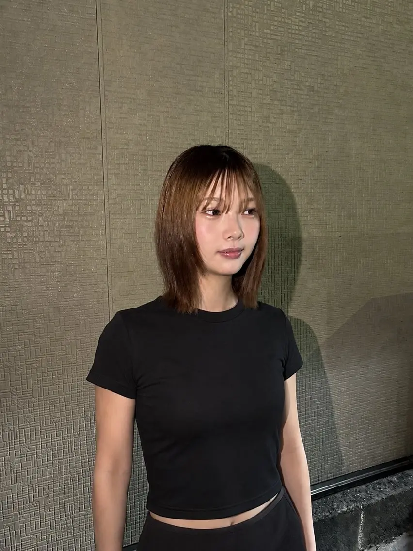ミディアム 外ハネヘア 望月 あんなのヘアスタイル