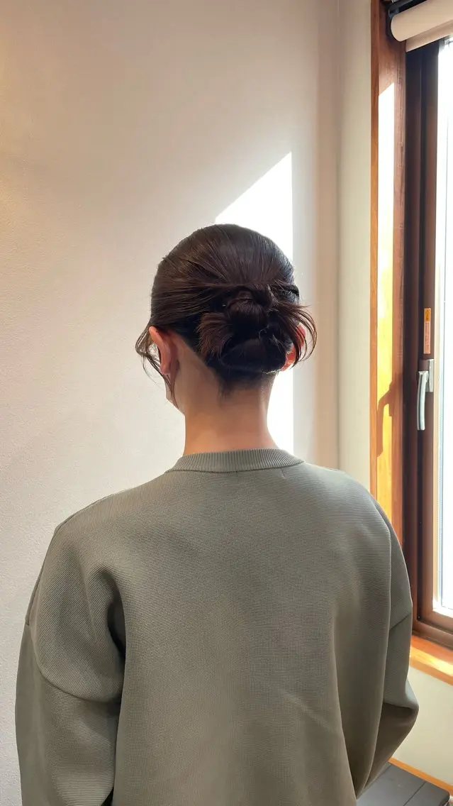 ミディアム 切りっぱなしボブ ボブ jamme/ JURIのヘアスタイル