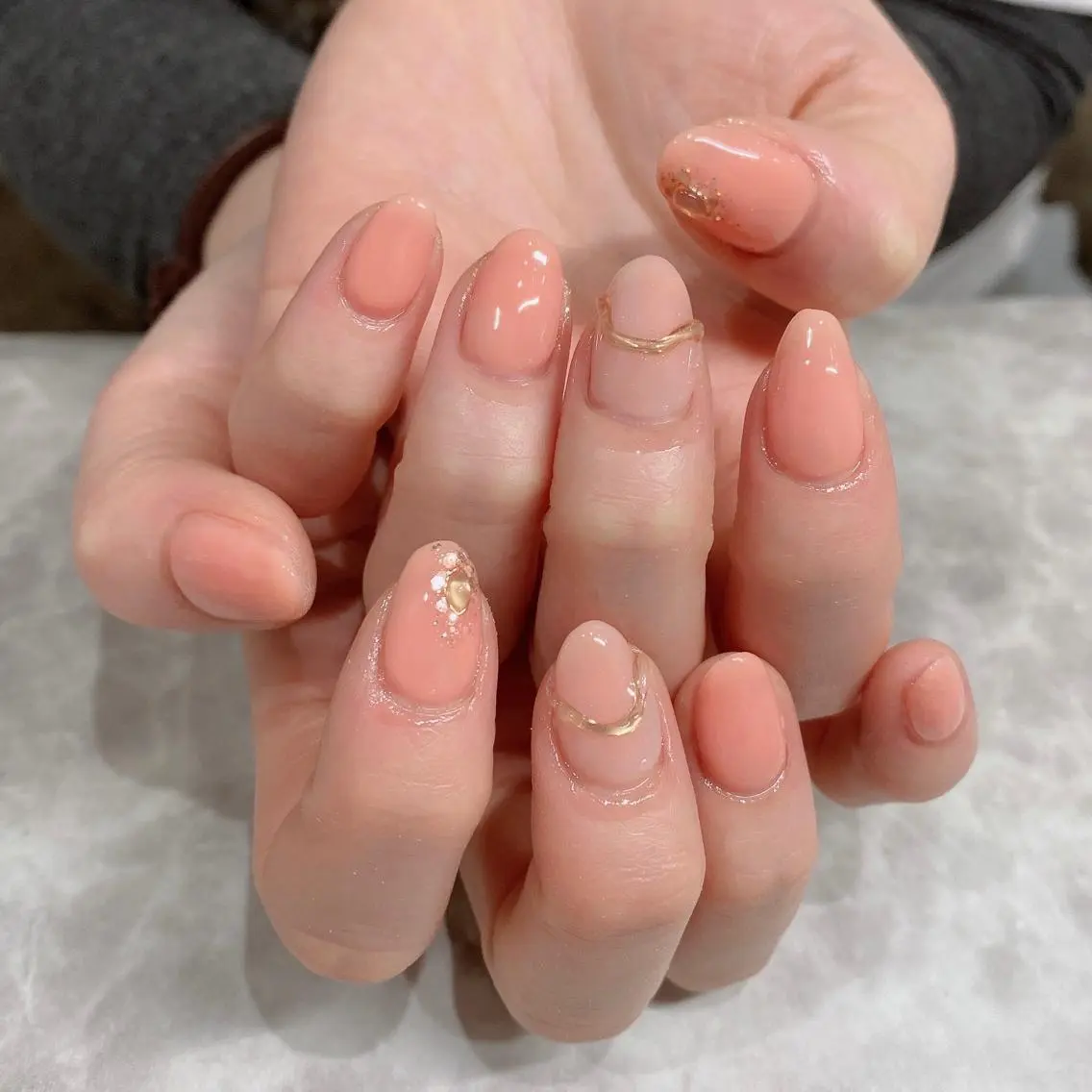 ネイル ハンドネイル 長谷川 奈緒美のネイルデザイン