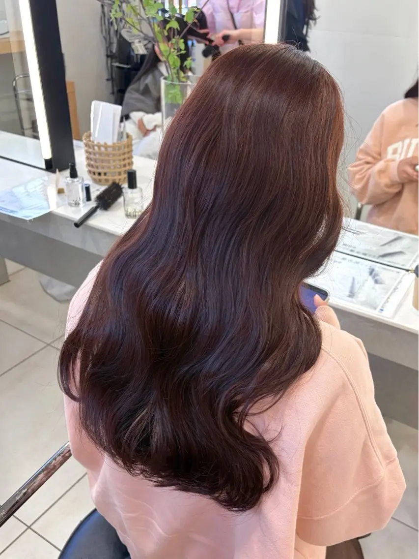 ロング カット ヘアカラー 🎀透明感カラー🎀 稲垣至恩🎀のヘアスタイル