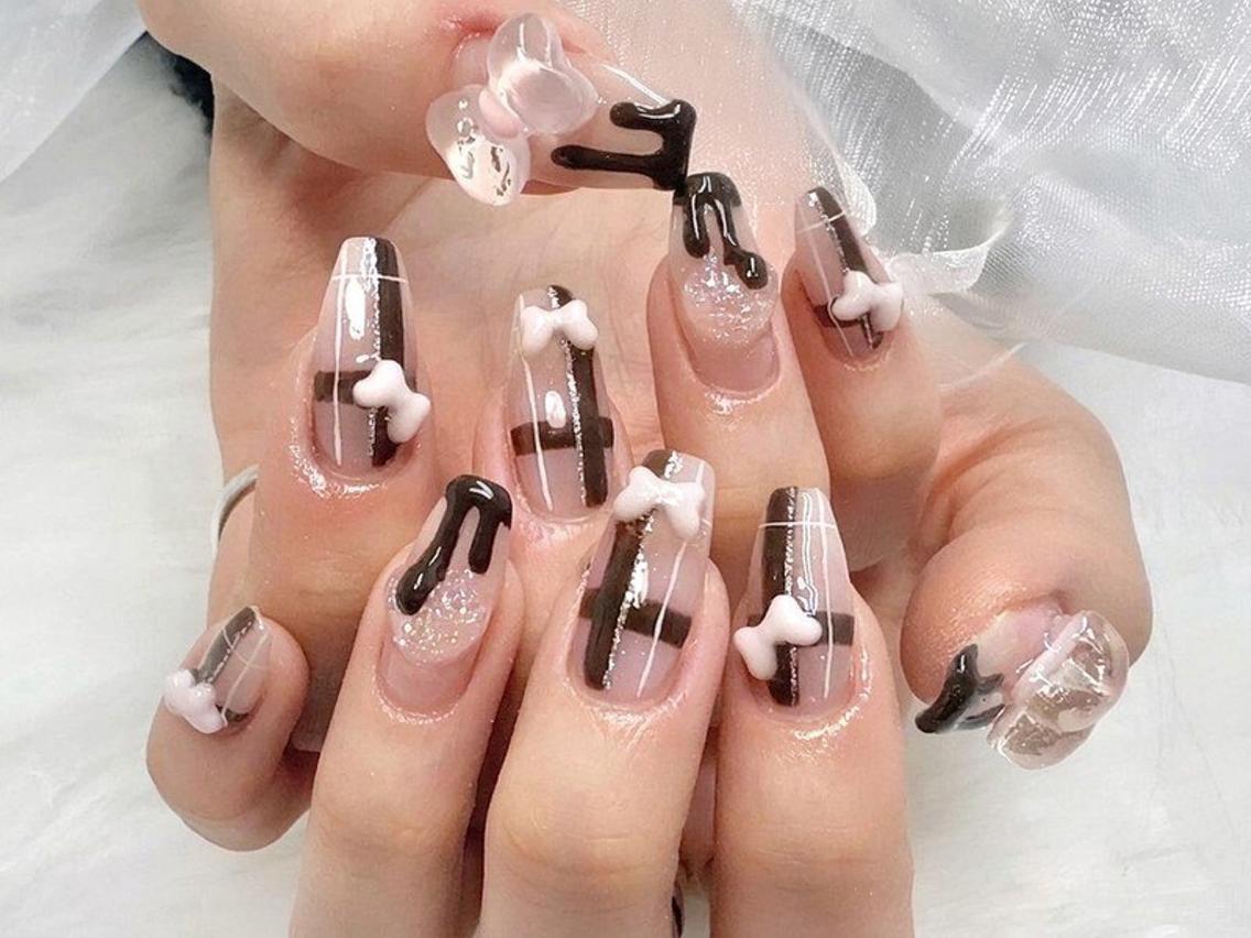 ネイル バレンタイン ハンドネイル Lili Nail Studio西荻窪店のネイルデザイン