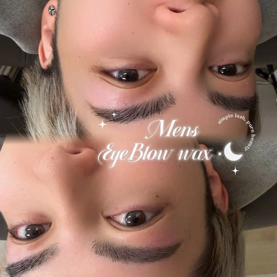 メンズ アイブロウ Le'a first KANAMI🤎🎀のマツエク・マツパデザイン