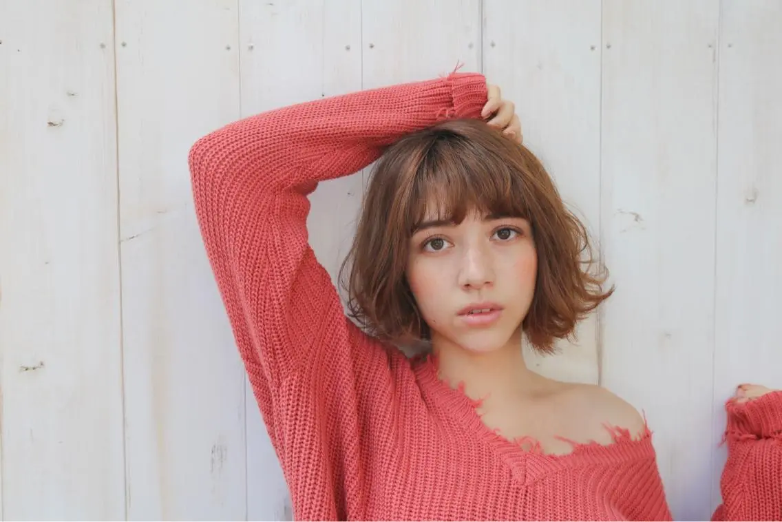ミディアム 美容室 LA BEAU大塚店のヘアスタイル