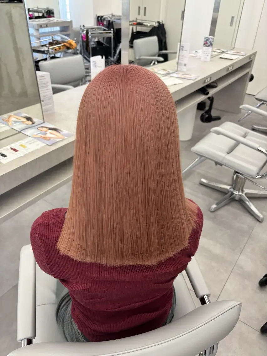 ミディアム カラー カット ヘアカラー 🧸🎀ブリーチ ‪栄🎀🧸かのんのヘアスタイル