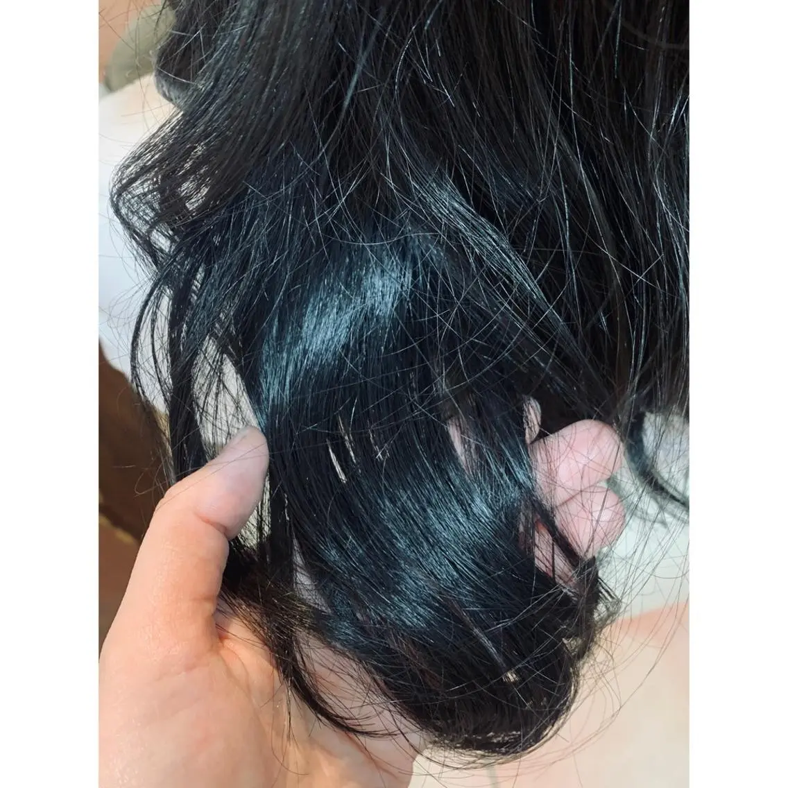 ロング カラー ブルーカラー ブルージュ 🦋エクステ/透明感 カラー🦋宮川莉央のヘアスタイル