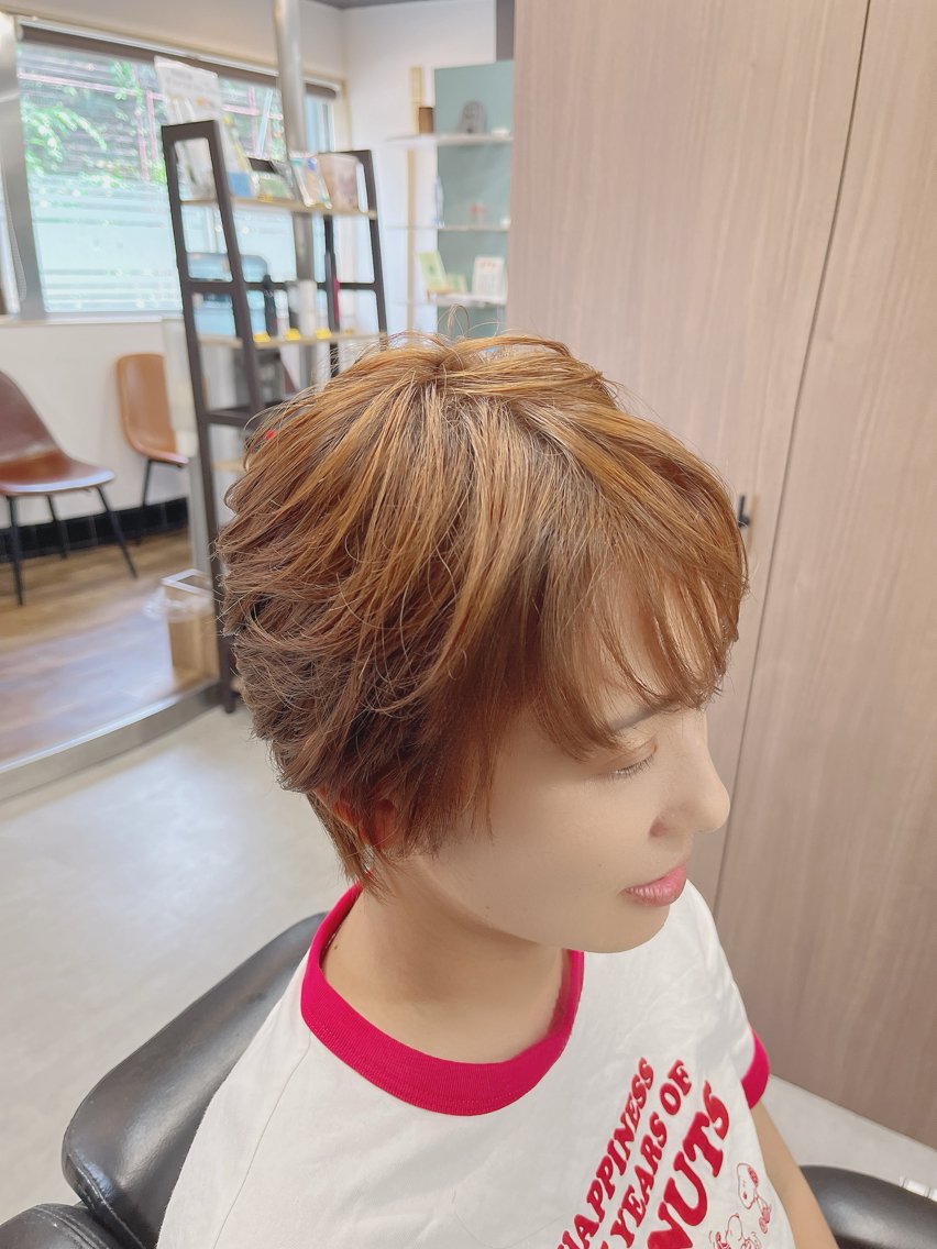 セミロング カラー ヘアアレンジ カット ヘアカラー 千佳 CHIKAのヘアスタイル