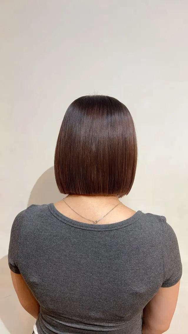 【応援型】カット+髪質改善ストレート+ケアトリートメントの写真