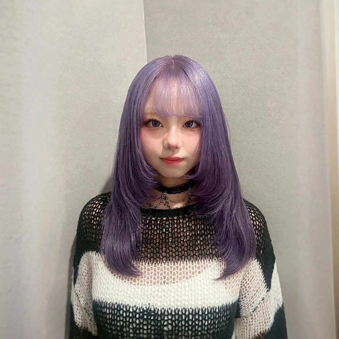 セミロング 🖤韓国系🇰🇷カ ラーkokona🖤のヘアスタイル