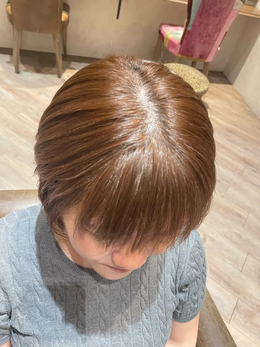 ショート カット 縮毛矯正 森 泉琴のヘアスタイル