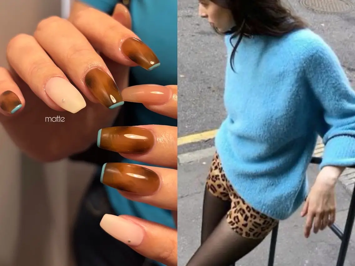 ネイル べっ甲ネイル ハンドネイル chika / nailのネイルデザイン