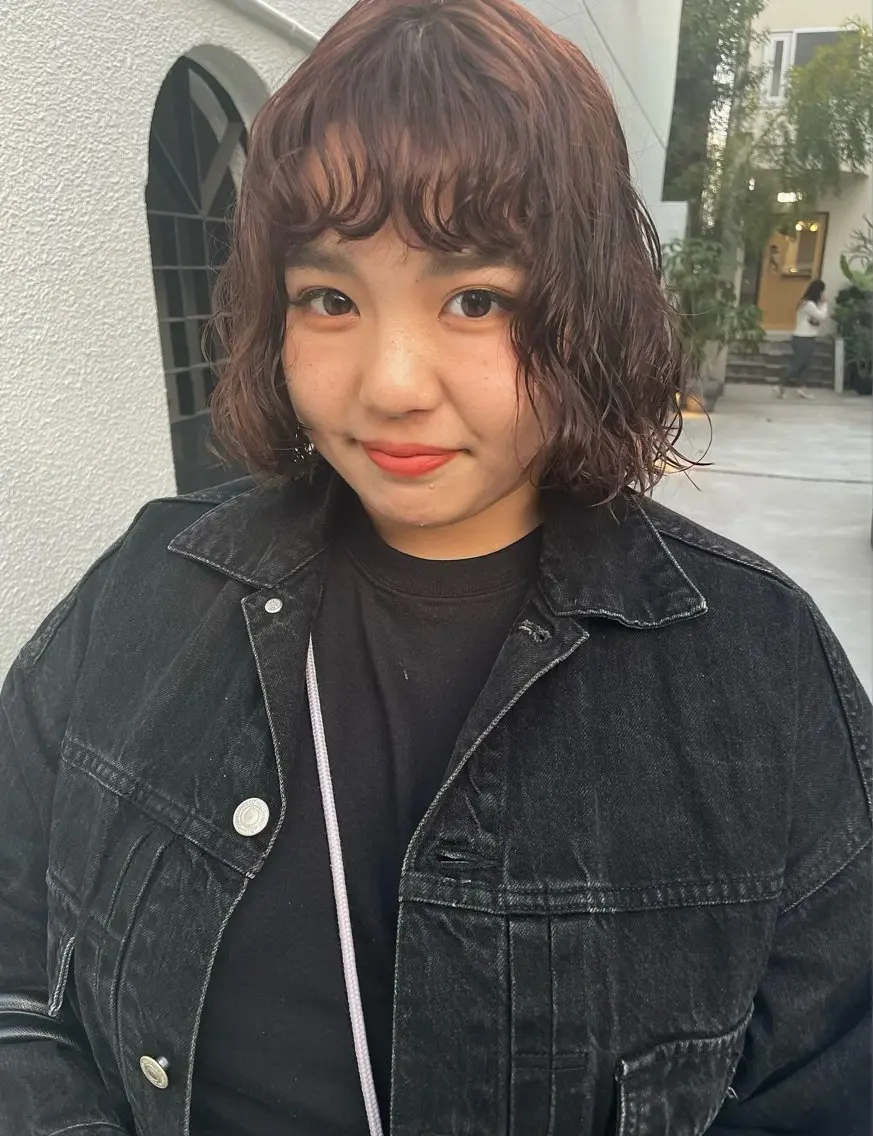 ショート カラー パーマ ブリーチ ボブ 🪐ナチュラルモード ヘア🪐honokaのヘアスタイル