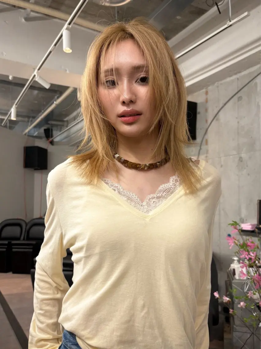 ミディアム カラー 祐希💈カラーモデル 募集中のヘアスタイル