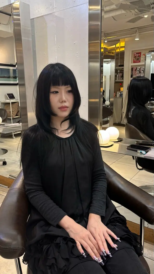 ミディアム ヘアカラー 武田 幸仁のヘアスタイル