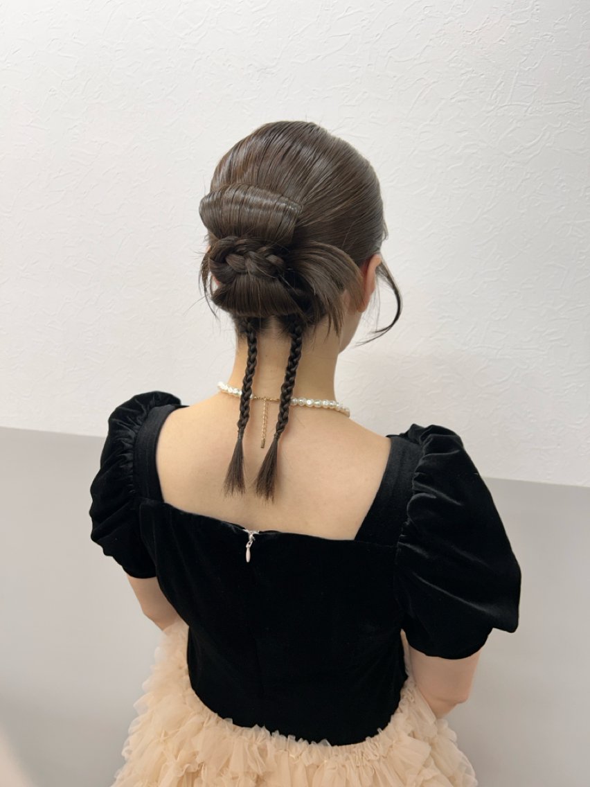 ミディアム ヘアアレンジ ヘアセット 薄田 珠美のヘアスタイル