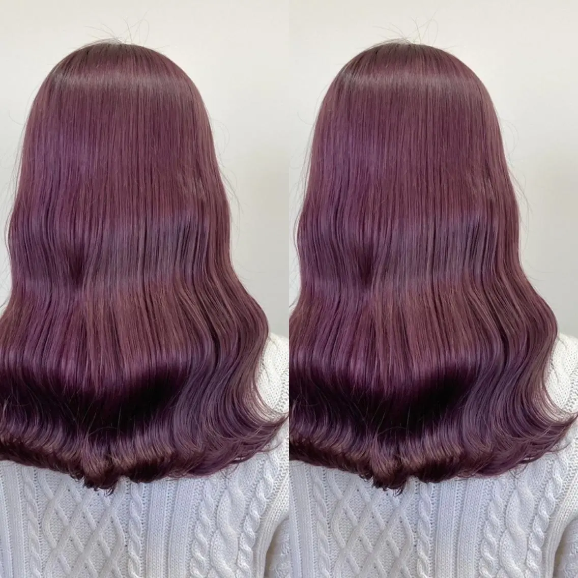 セミロング 🎀レイヤーカット 光沢カラー🎀飯田のヘアスタイル