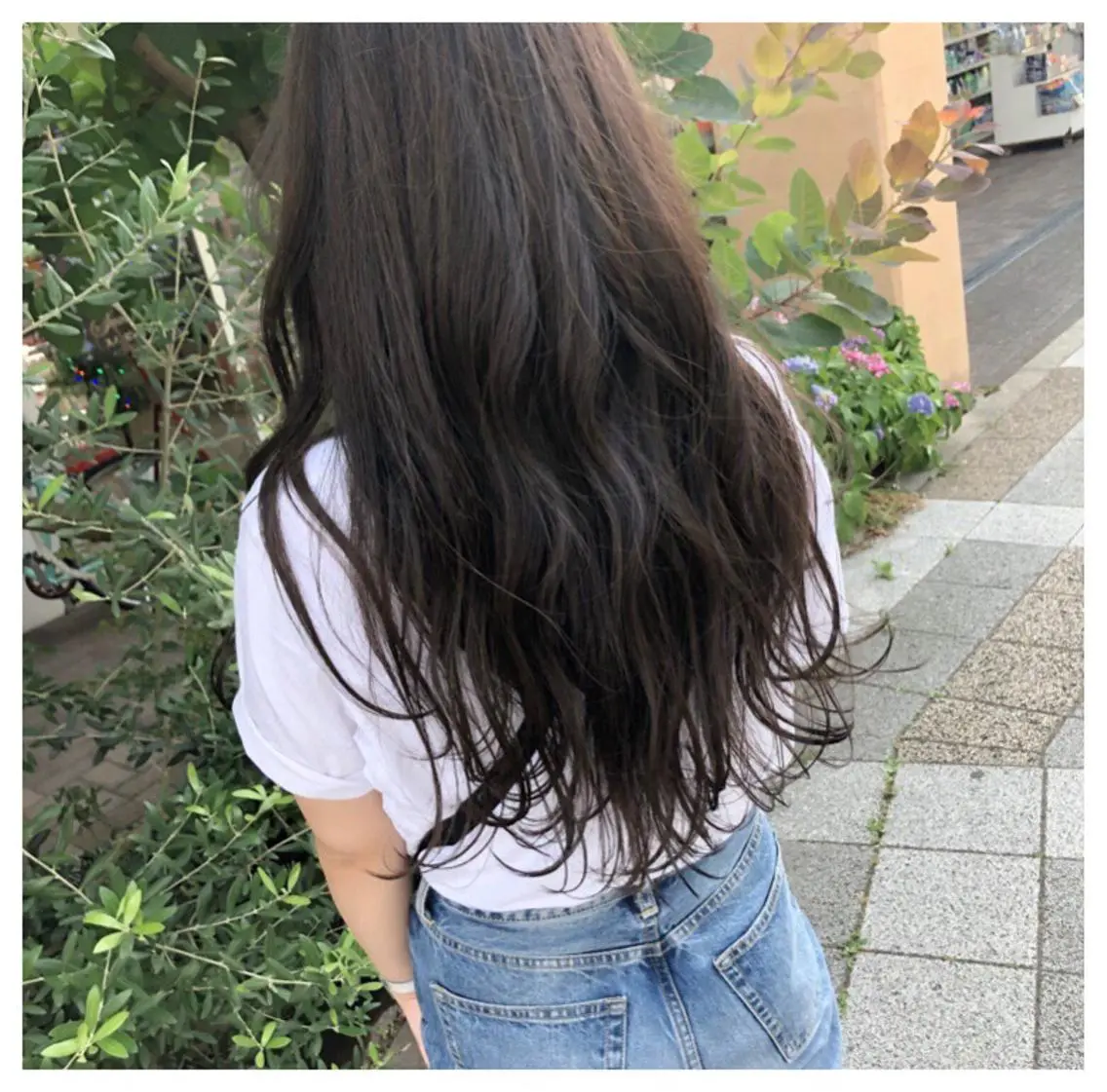 ロング カラー ヘアカラー トリートメント ENIF ヤマグチアツコのヘアスタイル