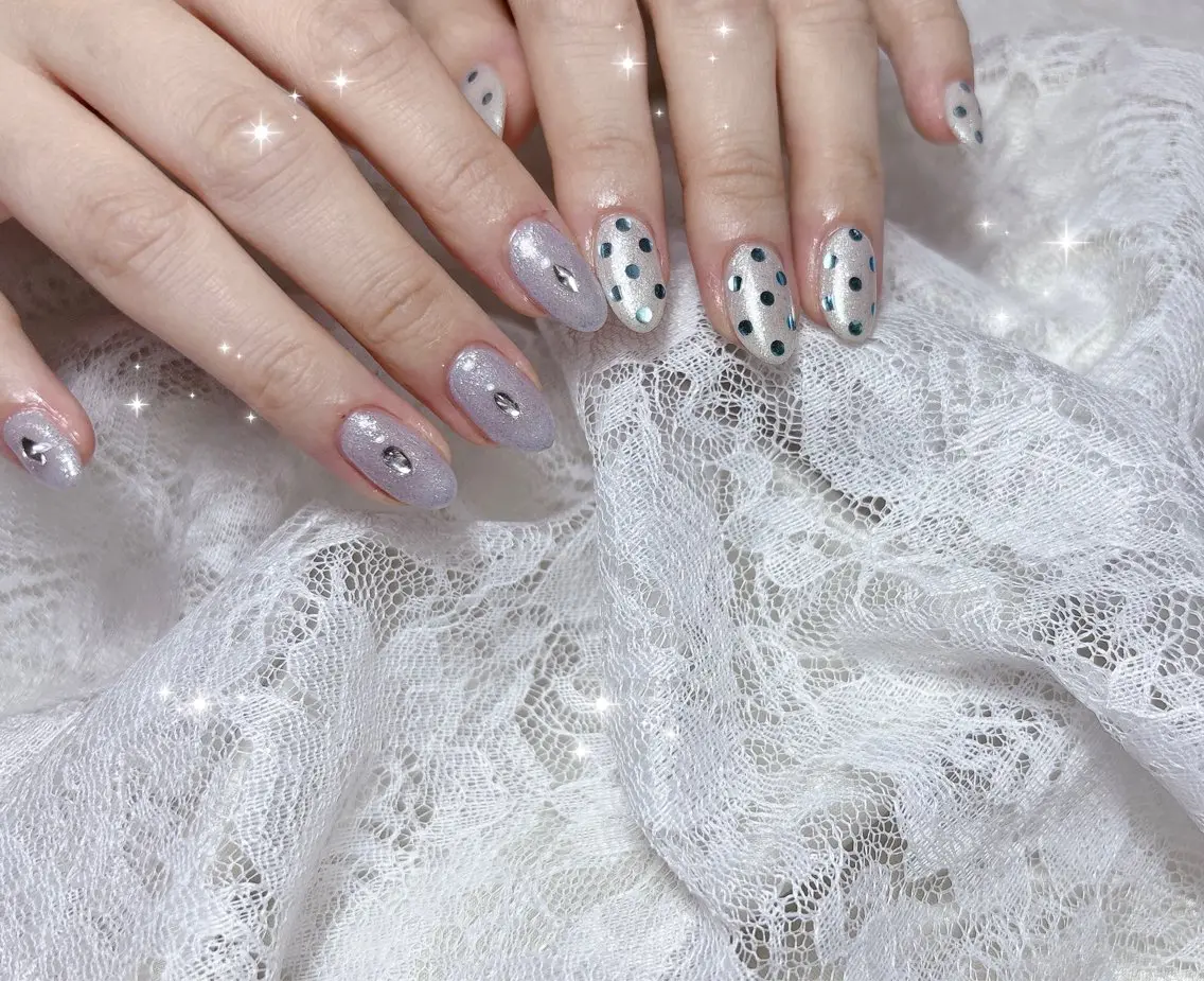 ネイル ハンドネイル FLARE NAIL フレアネイルのネイルデザイン