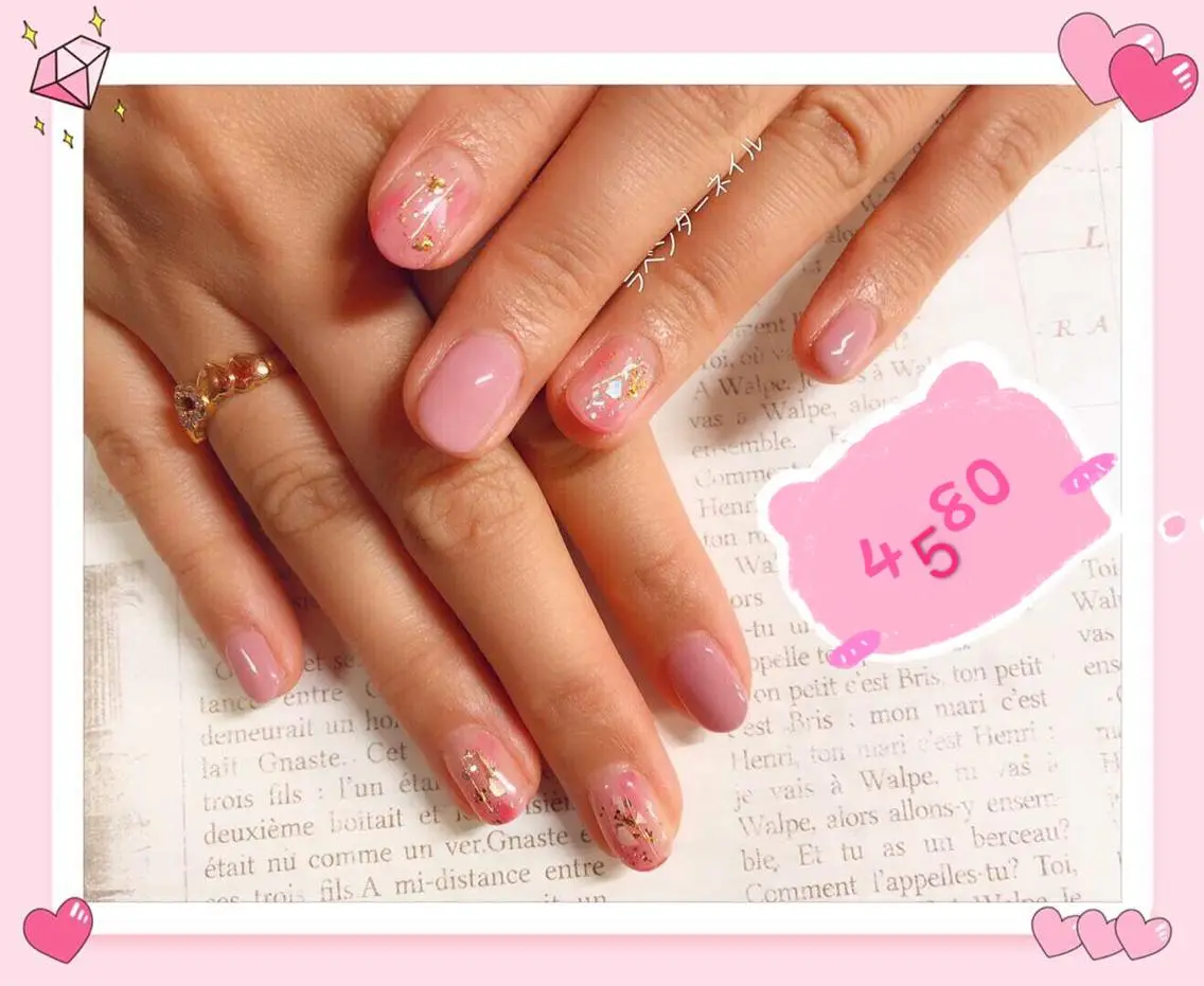 ネイル ラベンダー💖日暮里 ルル💖ネイルのネイルデザイン
