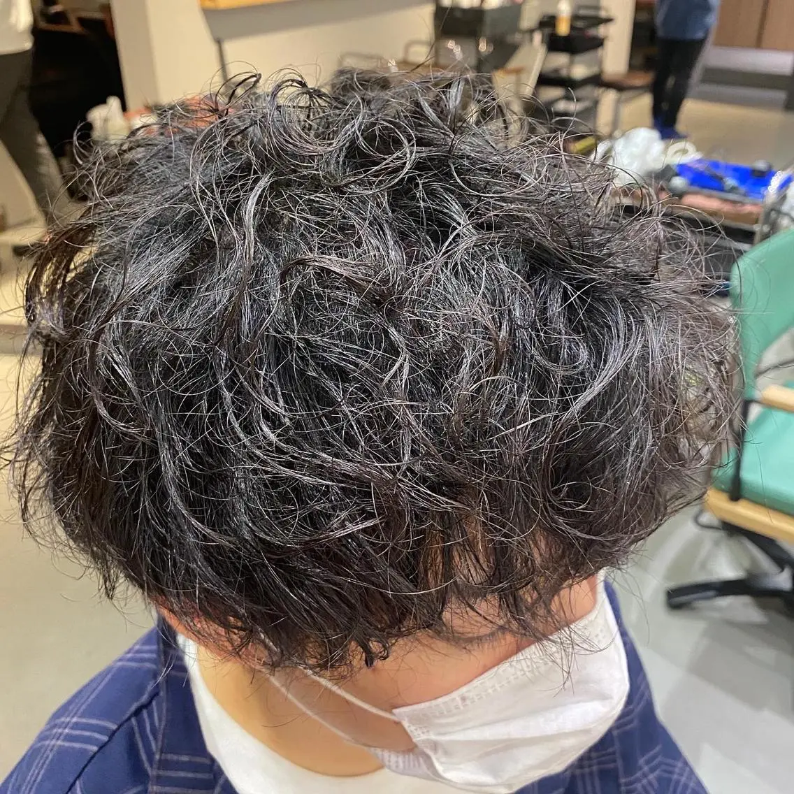 パーマ メンズ カット パーマ 梅田茶屋町メンズ 専門美容師 山元一平のヘアスタイル