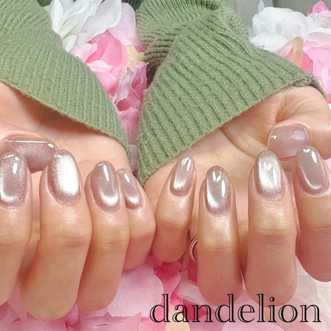 ネイル ハンドネイル ハンドケア dandelion ダンデライオンのネイルデザイン