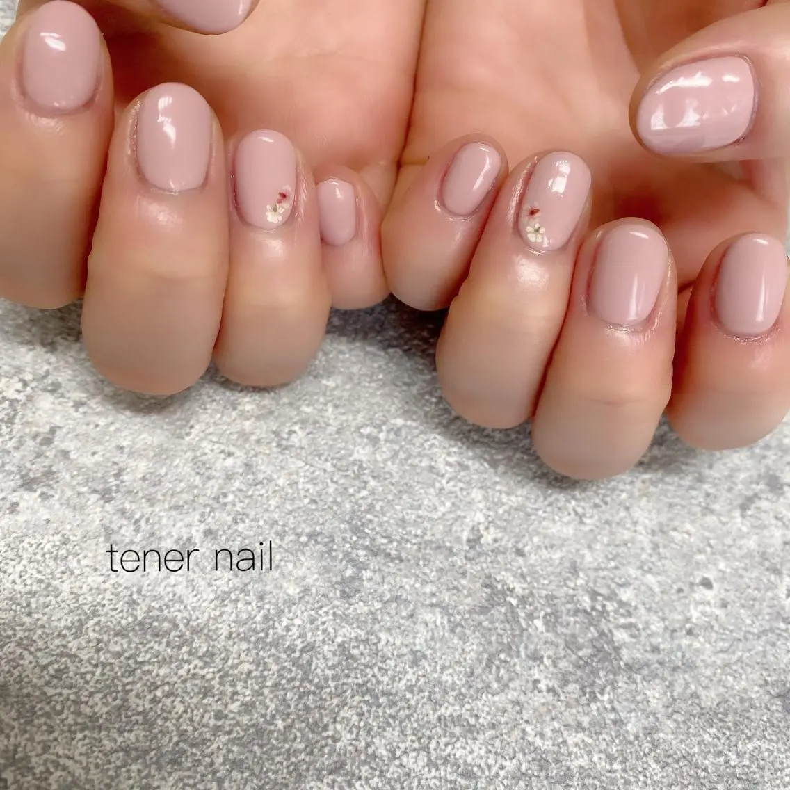 ネイル フラワーネイル ピンク テネルネイル tener nailのネイルデザイン